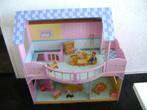 nieuw houten poppenhuis 80lx84hx34diep zgan meubeltjes popje, Verzamelen, Poppenhuizen en Toebehoren, Ophalen, Nieuw, Poppenhuis