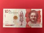 Colombia 10.000 pesos 2020 UNC, Postzegels en Munten, Bankbiljetten | Amerika, Verzenden, Zuid-Amerika, Los biljet