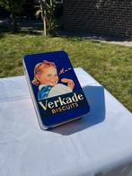 Verkade biscuits blik, Verzamelen, Blikken, Ophalen of Verzenden, Zo goed als nieuw, Koek(jes), Verkade