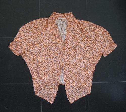Humanoid blouse, zacht oranje met een streepjespatroon, S, Kleding | Dames, Blouses en Tunieken, Zo goed als nieuw, Maat 36 (S)