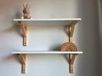 2 Wandplanken wit IKEA BURHULT / SANDSHULT, Ophalen of Verzenden, Zo goed als nieuw
