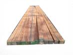 12 hardhouten palen 75x75 mm 5.00 meter lang - nr: HB56