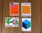 Kinderpostzegels bedankkaarten 1968, 1970, 1971, 1973,, Ophalen of Verzenden, Na 1940, Gestempeld