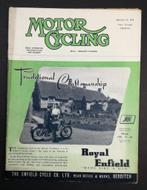 MOTORCYCLING No.2226 25 Sept. 1952 Enfield BSA UK Motoren, Verzenden, Gebruikt, Motoren
