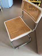 Vintage Webbing buisframe Stoel, Ophalen, Gebruikt, Bruin, Metaal