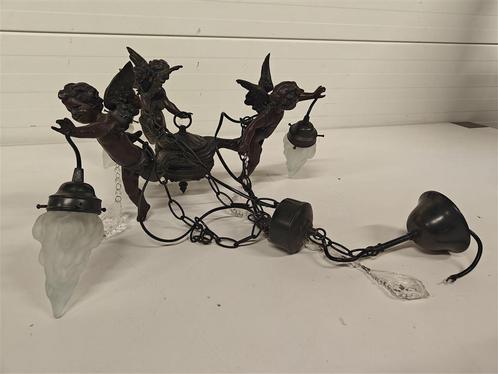 A5996 Mooie Lamp Met Engelen [Cherubijn], Antiek en Kunst, Antiek | Lampen, Ophalen