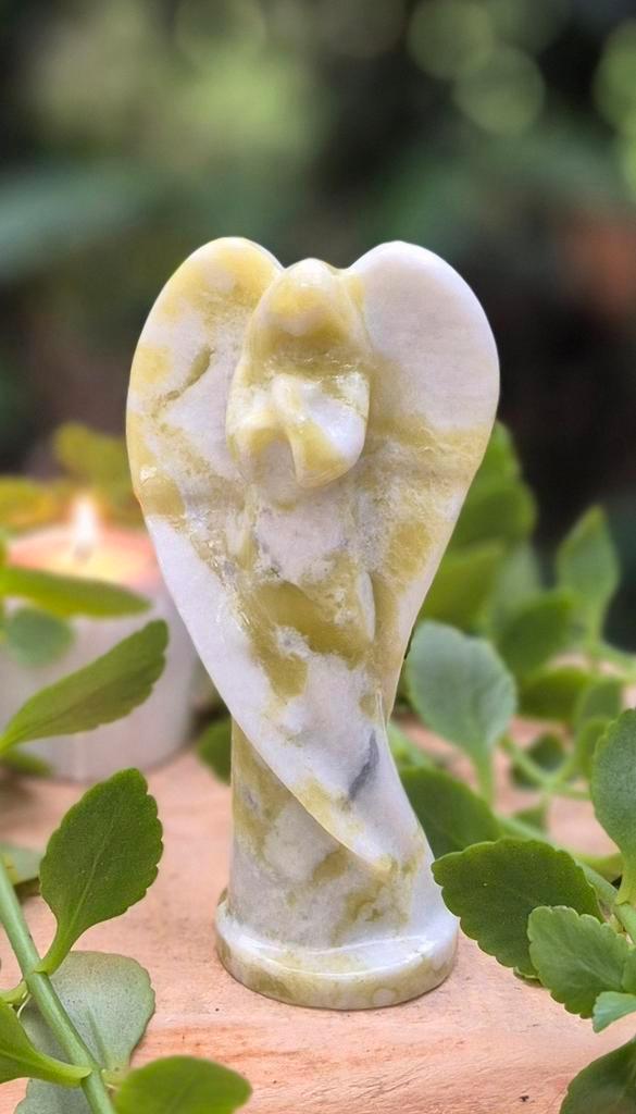 Olijf Jade engel, Verzamelen, Mineralen en Fossielen, Verzenden