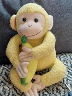 Schattige Knuffel Aap met Banaan, Kinderen en Baby's, Speelgoed | Knuffels en Pluche, Ophalen of Verzenden, Zo goed als nieuw