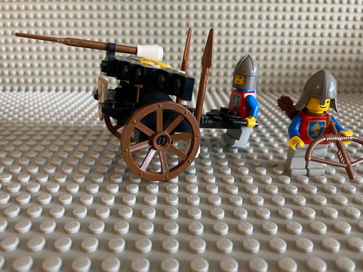 Lego Leeuwenridders set 6012 Belegeringskar, 1986, COMPLEET., Kinderen en Baby's, Speelgoed | Duplo en Lego, Gebruikt, Lego, Complete set