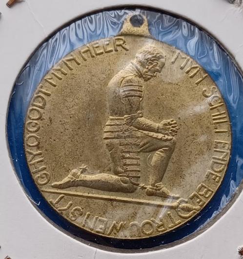 Penning met oog 400ste geboortedag Willem van Oranje -1933, Postzegels en Munten, Penningen en Medailles, Brons, Nederland, Verzenden