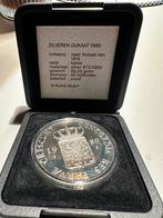 Zilveren dukaat 1989 proof, Postzegels en Munten, Zilver, Overige waardes, Ophalen of Verzenden, Losse munt