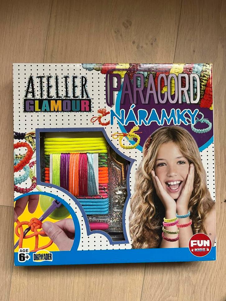 Zelf armbanden maken- set Atelier Glamour Paracord, Kinderen en Baby's, Speelgoed | Educatief en Creatief, Nieuw, Knutselen, Ophalen of Verzenden