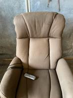 Nebraska sta op stoel - bruin stof 2 jaar oud, Huis en Inrichting, Fauteuils, Ophalen, ., 75 tot 100 cm, Zo goed als nieuw