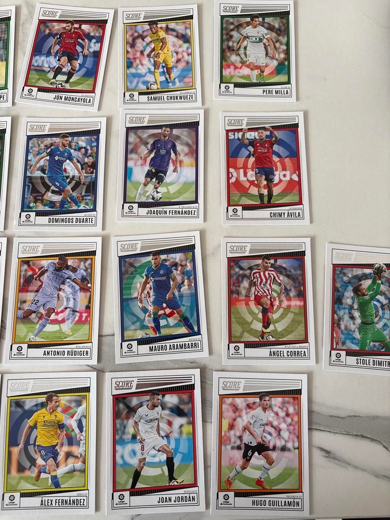 Panini Score La Liga Voetbalkaarten, Verzenden, Zo goed als nieuw, Buitenlandse clubs, Spelerskaart