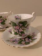 Royal Albert set van 2 kop en schotels. Decor “Mayflower”, Antiek en Kunst, Ophalen of Verzenden