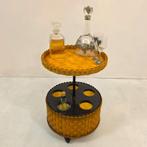 Rotan barcart/bartafel jaren 60 mid century, Ophalen