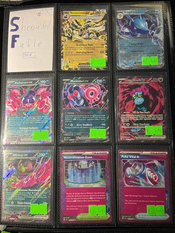 Shrouded Fable Hits Pokemon Kaarten beschikbaar voor biedingen