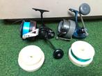 2 mitchell 498 zeevismolens, Watersport en Boten, Ophalen of Verzenden, Gebruikt, Molen