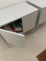 Moderne metalen kastjes / dressoirs (set van 2), Huis en Inrichting, Kasten | Dressoirs, Ophalen, 50 tot 100 cm, Zo goed als nieuw