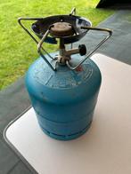 Campinggaz fles 907 inclusief brander, Caravans en Kamperen, Kampeeraccessoires, Ophalen, Zo goed als nieuw