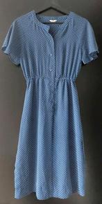 Zomerjurkje blauw met witte stippen, maat 36, Blauw, Ophalen of Verzenden, Zo goed als nieuw, Maat 36 (S)