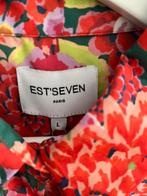 Fleurige top jurk, Nieuw, Maat 42/44 (L), Onder de knie, Est Seven