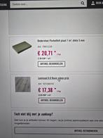 Laminaat en ondervloer ., Ophalen, 50 tot 150 cm, Nieuw, 10 tot 30 cm
