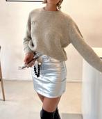 Josh V Kyle Zilver Metallic Rok - Maat M, Maat 38/40 (M), Ophalen of Verzenden, Zo goed als nieuw, Boven de knie