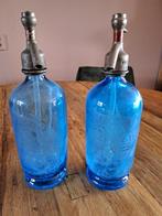 Oude blauwe spuitflessen, Ophalen of Verzenden