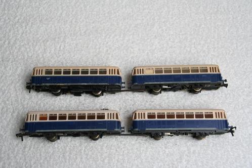 Fleischmann HO 4421 Railbus blauw-wit + 1372/2 extra setÖBB, Hobby en Vrije tijd, Modeltreinen | H0, Zo goed als nieuw, Wagon