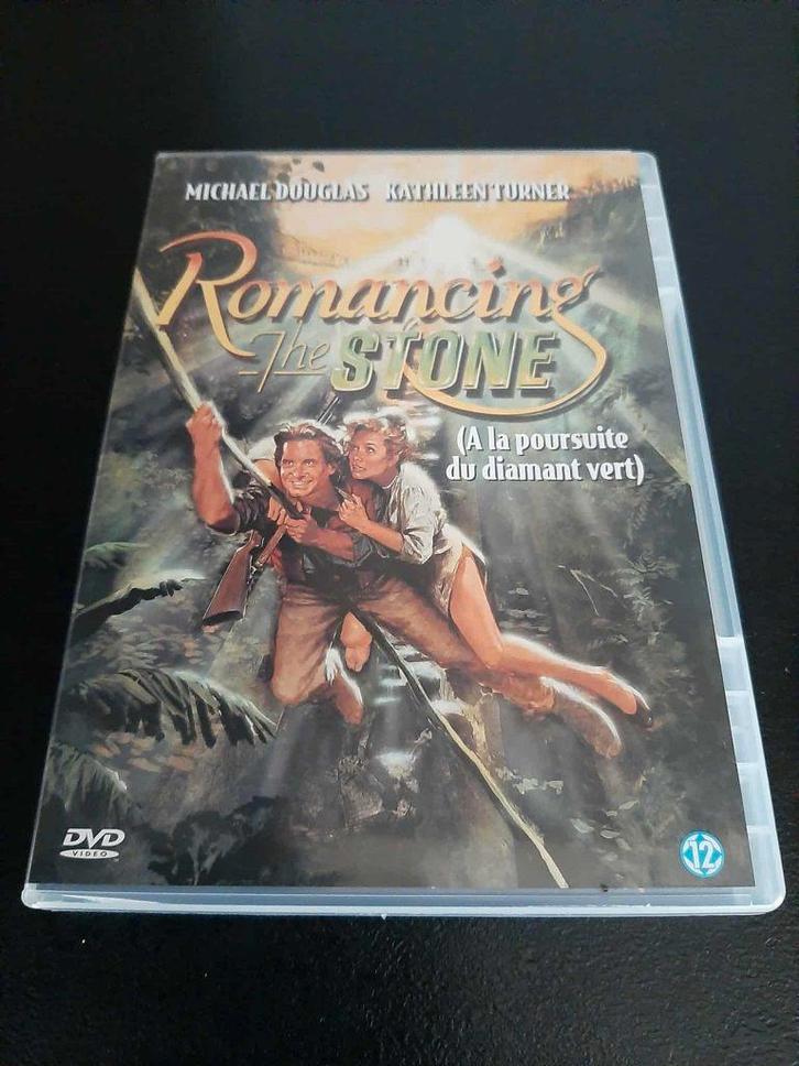 Romancing the stone, Michael Douglas, Kathleen Turner!, Cd's en Dvd's, Dvd's | Avontuur, Gebruikt, Vanaf 12 jaar, Ophalen of Verzenden