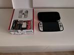Nintendo Switch (OLED model) Wit ALS NIEUW, Ophalen of Verzenden, Zo goed als nieuw, Met 2 controllers, Switch OLED