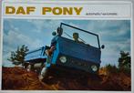 DAF  PONY  Variomatic folder ca 1960, Ophalen of Verzenden, Zo goed als nieuw, Overige merken