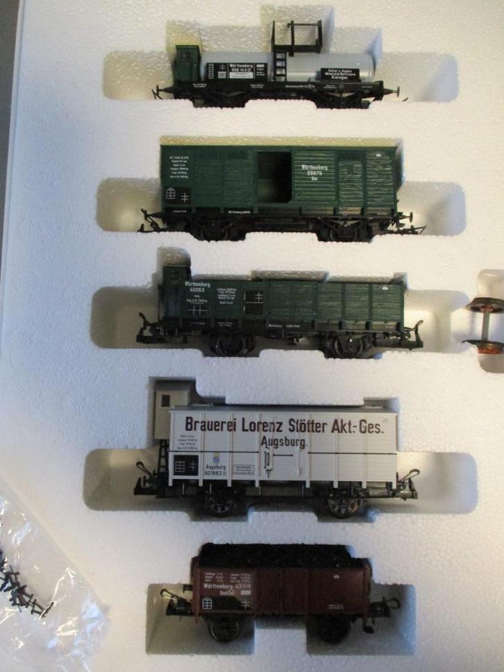 Trix Güterwagen-Set "Geislinger Steige" no 23952, Hobby en Vrije tijd, Modeltreinen | H0, Zo goed als nieuw, Wagon, Gelijkstroom