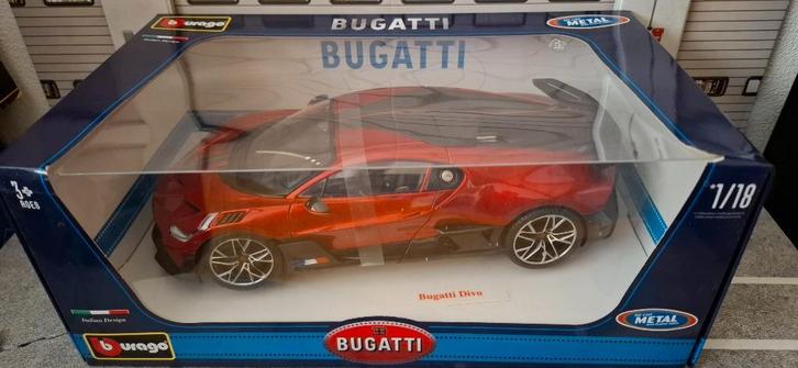 1.18 bugatti divo, Hobby en Vrije tijd, Modelauto's | 1:18, Zo goed als nieuw, Auto, Bburago, Ophalen of Verzenden