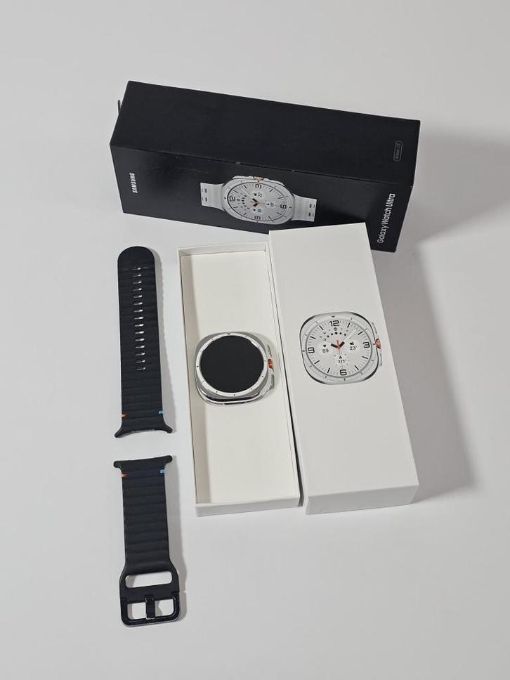 Samsung Galaxy Watch Ultra 1 - smartwatch - 47mm - LTE - Wit, Sieraden, Tassen en Uiterlijk, Smartwatches, Gebruikt, Android, Zwart