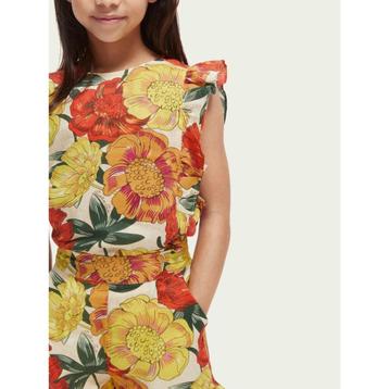 Prachtige bloemen SCOTCH & SODA short maat 14/164. NIEUW! beschikbaar voor biedingen
