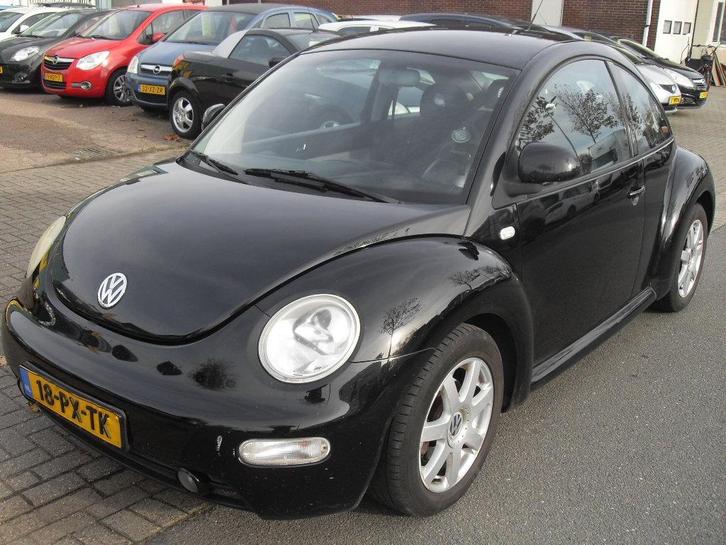 Volkswagen New Beetle apk 2.2026 2.0 Highline airco, Auto's, Oldtimers, Te koop, ABS, Airbags, Airconditioning, Alarm, Elektrische buitenspiegels