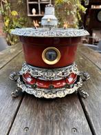 Haller 3-pits Petroleumstel - Antiek, Antiek en Kunst, Antiek | Emaille, Ophalen of Verzenden