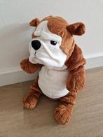Knuffel Ikea bulldog hond bruin wit 35 cm K9184, Kinderen en Baby's, Speelgoed | Knuffels en Pluche, Ophalen of Verzenden, Zo goed als nieuw