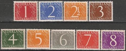 Cijfer serie 460 – 468 XXX. ADV. no.19 M., Postzegels en Munten, Postzegels | Nederland, Postfris, Na 1940, Verzenden