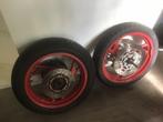 Yamaha TDM 850 3VD (‘91-‘95) velgen en bandenset, Motoren, Ophalen, Gebruikt