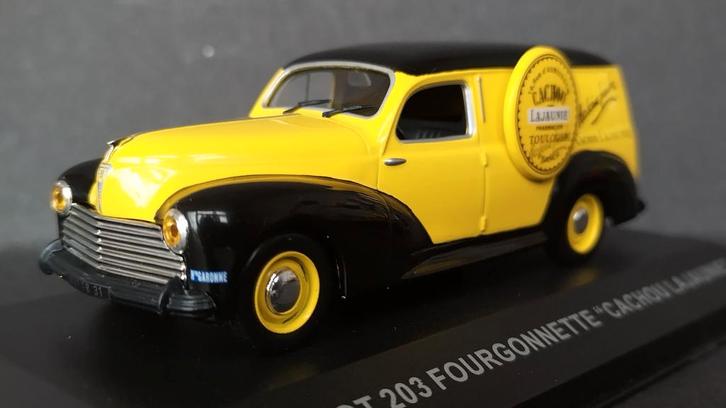 Peugeot 203 Fourgonette 1:43 Altaya ixo Pol, Hobby en Vrije tijd, Modelauto's | 1:43, Zo goed als nieuw, Auto, Overige merken