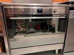 Luxe Smeg Inducte Fornuis 90 cm + Elektrische oven (RVS), Witgoed en Apparatuur, Ovens, Ophalen, Hete lucht, 60 cm of meer, Zo goed als nieuw