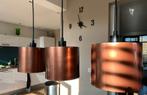 Hanglamp Mare koperkleurig diam. 20 cm bestaande uit 3 lampe, Huis en Inrichting, Lampen | Lampenkappen, Ophalen of Verzenden