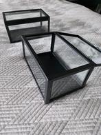 2 vitrine kistjes OKAND IKEA, Ophalen of Verzenden