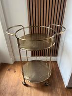Gouden drank trolley, Ophalen, Gebruikt, Metaal
