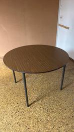Ronde eettafel walnoot, Ophalen, Gebruikt, 100 tot 150 cm, Vier personen