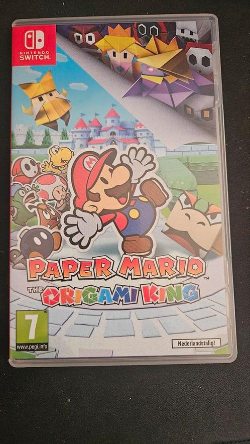 Paper Mario: The Origami King - Nintendo Switch, Spelcomputers en Games, Games | Nintendo Switch, Zo goed als nieuw, Avontuur en Actie
