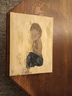 Canvas Slapende Jongetje, Ophalen of Verzenden